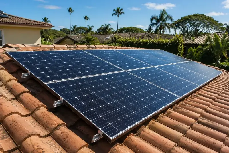 Installation de panneaux solaires à Saint-Servant